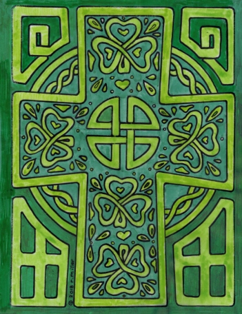 celtic cross coloring page © 2018 r miller Immaculate Heart Coloring Pages Blog02192018_0000_1