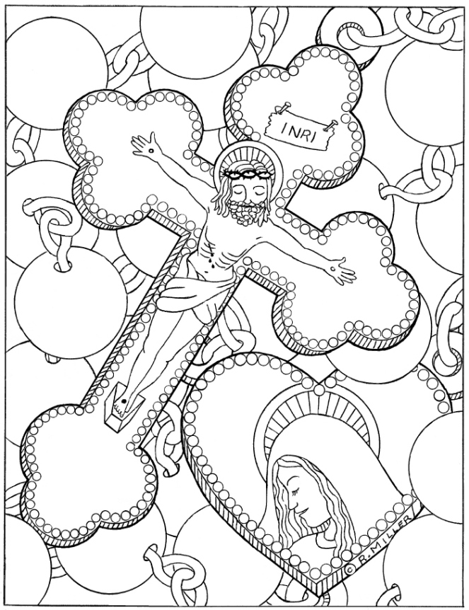 Color Pages for Big Folks – Immaculate Heart Coloring Pages